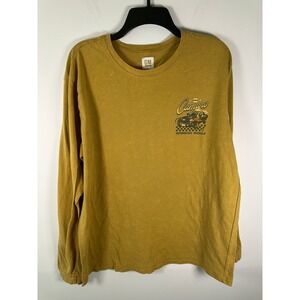 GM T-Shirt Mens L Long Sleeve Chevrolet Camaro Graphic American Muscle Vintage